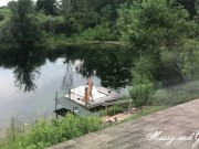 Couple Making a Blowjob Video Outdoor Full Nude 5/16