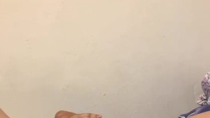 BBW masturbating while rubbing nipples