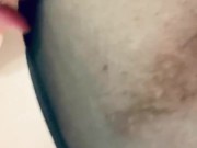 Cute redhead pussy in crotchless panties