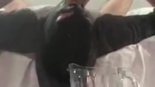 Gagging faggot throat for straight Alpha - Part One