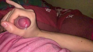 Quickie Cum Slow motion \ Zeitlupe morgenlatte \ uncutcock jerk off