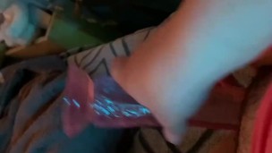 Cute Teen with Big Tits Sucks and Fucks Big Dildo