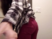 Messy Urinal Pee While On A Tinder Date 13/16