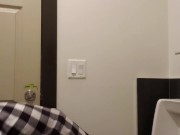 Messy Urinal Pee While On A Tinder Date 9/16