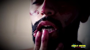 Horror Porn Candle Wax Ritual Summon A Sex Demon And Loud Cumshot Halloween