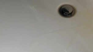 Slow piss in the sink