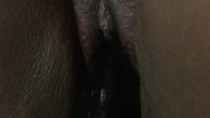 Juicing my Apple juices running down my pussy and my thighs