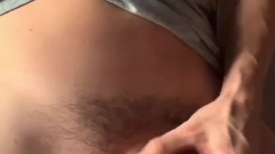 Big thick white cock jerk off thinking on you