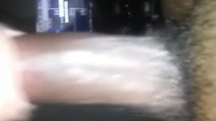 Fucking my pocket pussy while the game is paused 