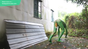 Body Art : Teen Transformed Into A Goblin