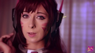 Cosplay D.VA Ice-Cream & Cum PREVIEW