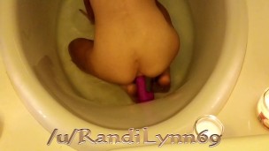 bath time didlo fun