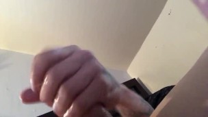 Woke up from sex dream precum on my leg, so hard veins sticking out 
