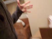 Peeing On Packing Paper 2/16