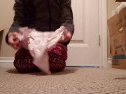 Peeing On Packing Paper 5/16