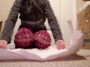 Peeing On Packing Paper 7/16