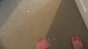 Straight Brit cums 