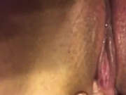 Making my wet pussy drip