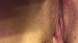Making my wet pussy drip