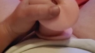 Jerking while the wife is away