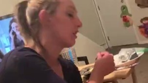Funny smoking deepthroat 