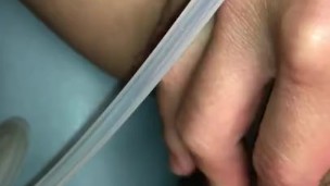Quick pussy rub!