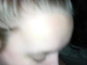 Hot babe Sucks my dick and swallows my cum 