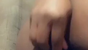 Thick Young Ebony Plays With Ass and Moans Sweetly 