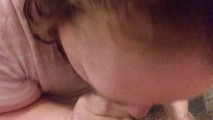 Hot milf suprise blow job