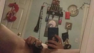 Playing with my dildo