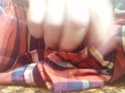 Carlycurvy rubbing her pussy all over a shirt from a man she knows!  2/16