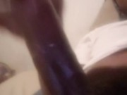 Big dick jacking off