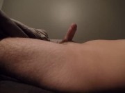 Cumming hard and shooting my load all over myself