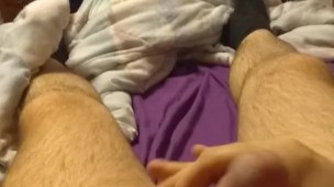 Daddy jerks his hard cock and moans for you (Cumshot)