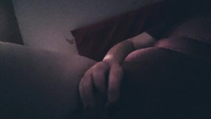Chubby transgirl strokes to completion