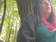 Play time in the woods