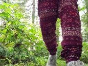 Desperate Autumn Forest Piss In Canada 12/16