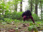 Desperate Autumn Forest Piss In Canada 3/16
