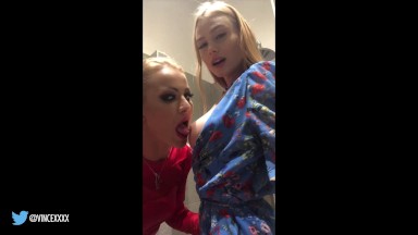 Mix video instagram teen blonde pornstar blowjob, pussy licking and fun