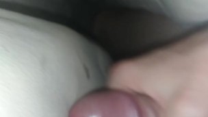 Masturbating