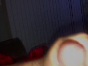 Big Dick cumshot watching porn