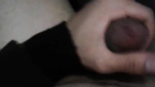 Cumshot in the bathroom