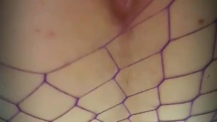 twat sits on a dildo