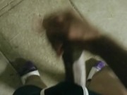 Huge garage cumshot