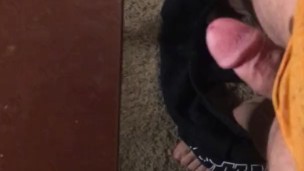 Shooting my huge load of cum