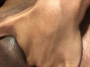 Deep Finger Fucking by Young Black Ebony 9/16