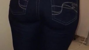 Thick White girl Dressing after Sex