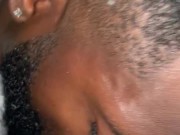 sloppy head on bbc wet pussy eating and fat ass giving backshots 12/16