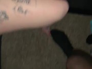 sloppy head on bbc wet pussy eating and fat ass giving backshots 9/16