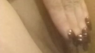 playing with my pussy a little 